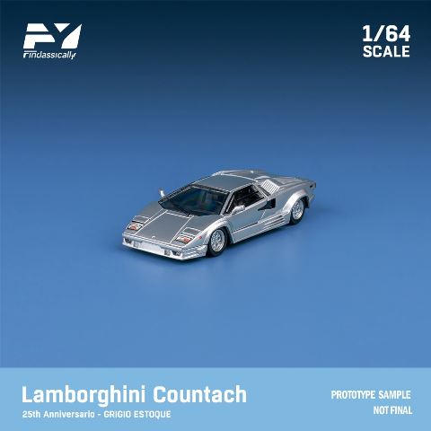 新品 FY64008 Finclassically 1/64 ランボルギーニ Countach 25th