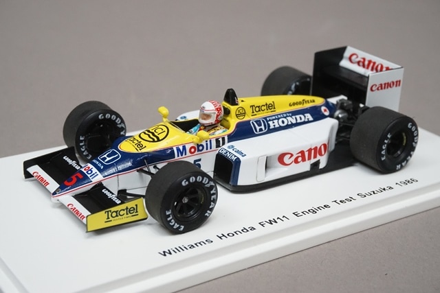 1/43 スパーク TR013 Forza特注 ウィリアムズ ホンダ FW11 エンジン