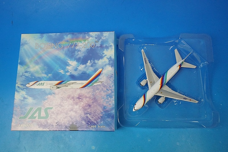 1/400 B777-200 JAS レインボーセブン JA007D ［04378] フェニックス
