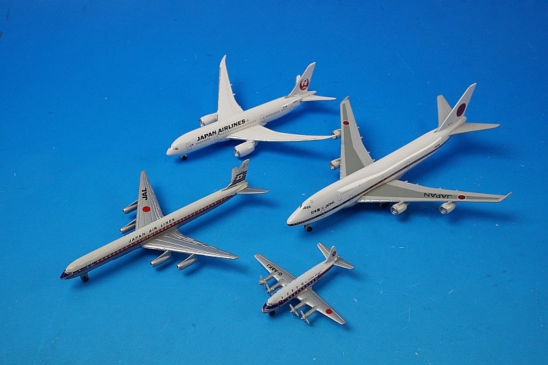 1/600 DC-8-62 JAL JA8031 ビッカースバイカウント ANA G-ABKJ B747