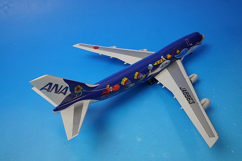 全日空商事 全日空商事 B747-400D ANAマリンジャンボ 1/1000 羽田RWY22