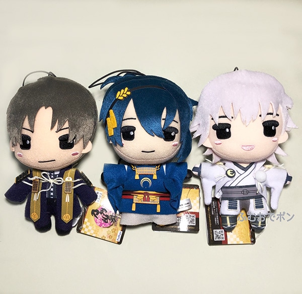 刀剣乱舞 ONLINE ぬいっこぬいぐるみ 三日月宗近・へし切長谷部・鶴丸