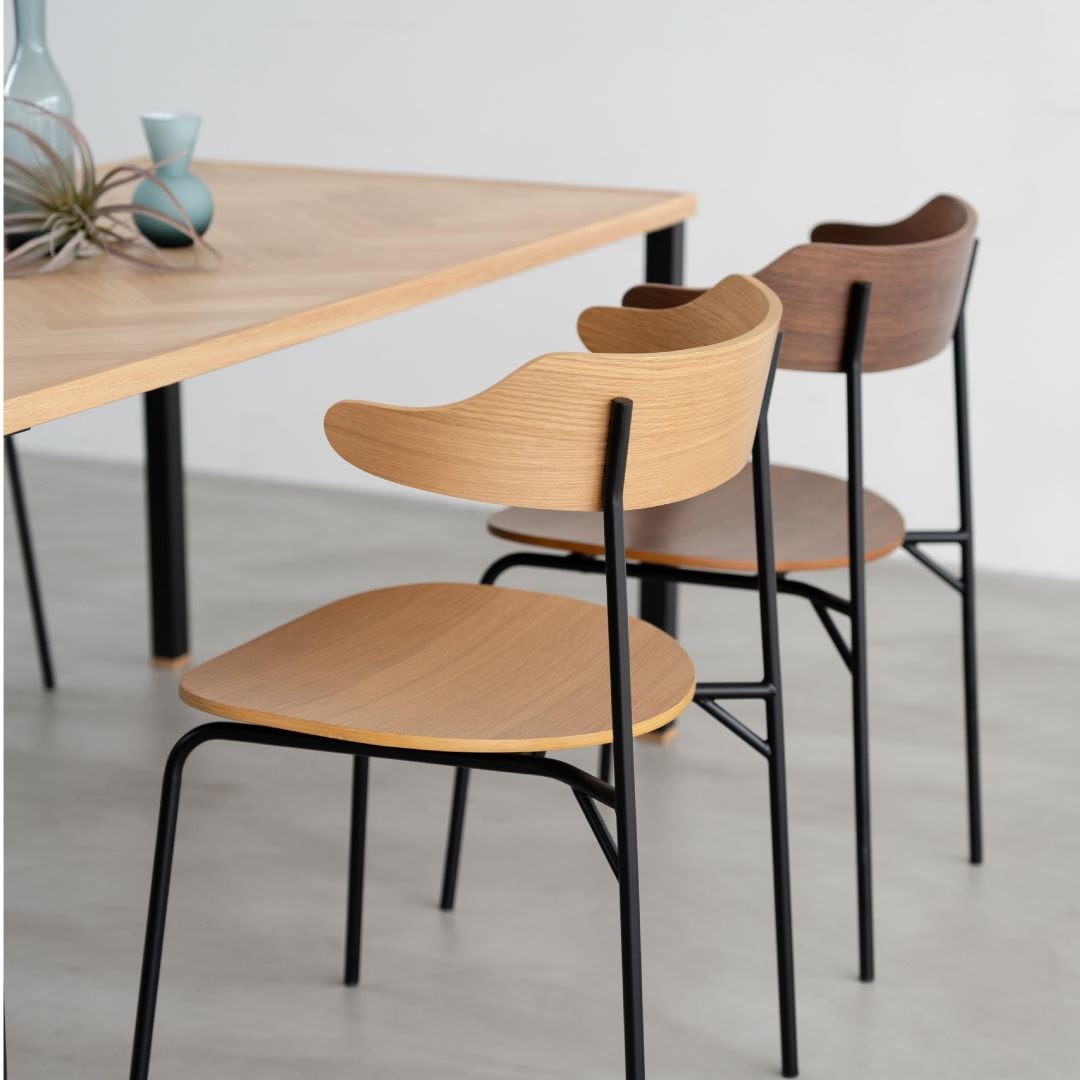 ダイニングチェア KAPELLⅢ(カペル3) 板座 オークナチュラル