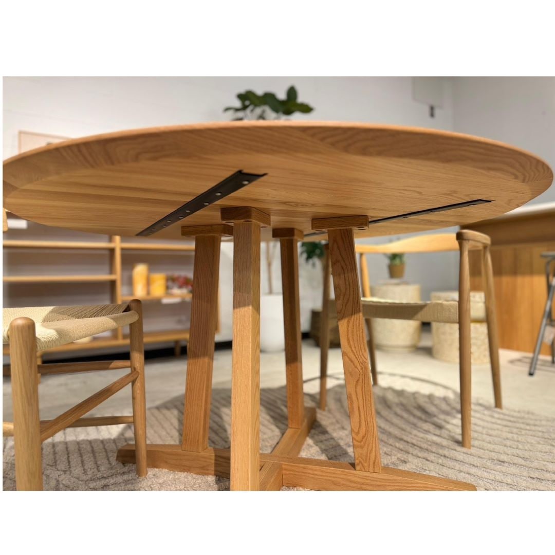 円形ダイニングテーブル Aステージ 円形天板タイプ ウォールナット材