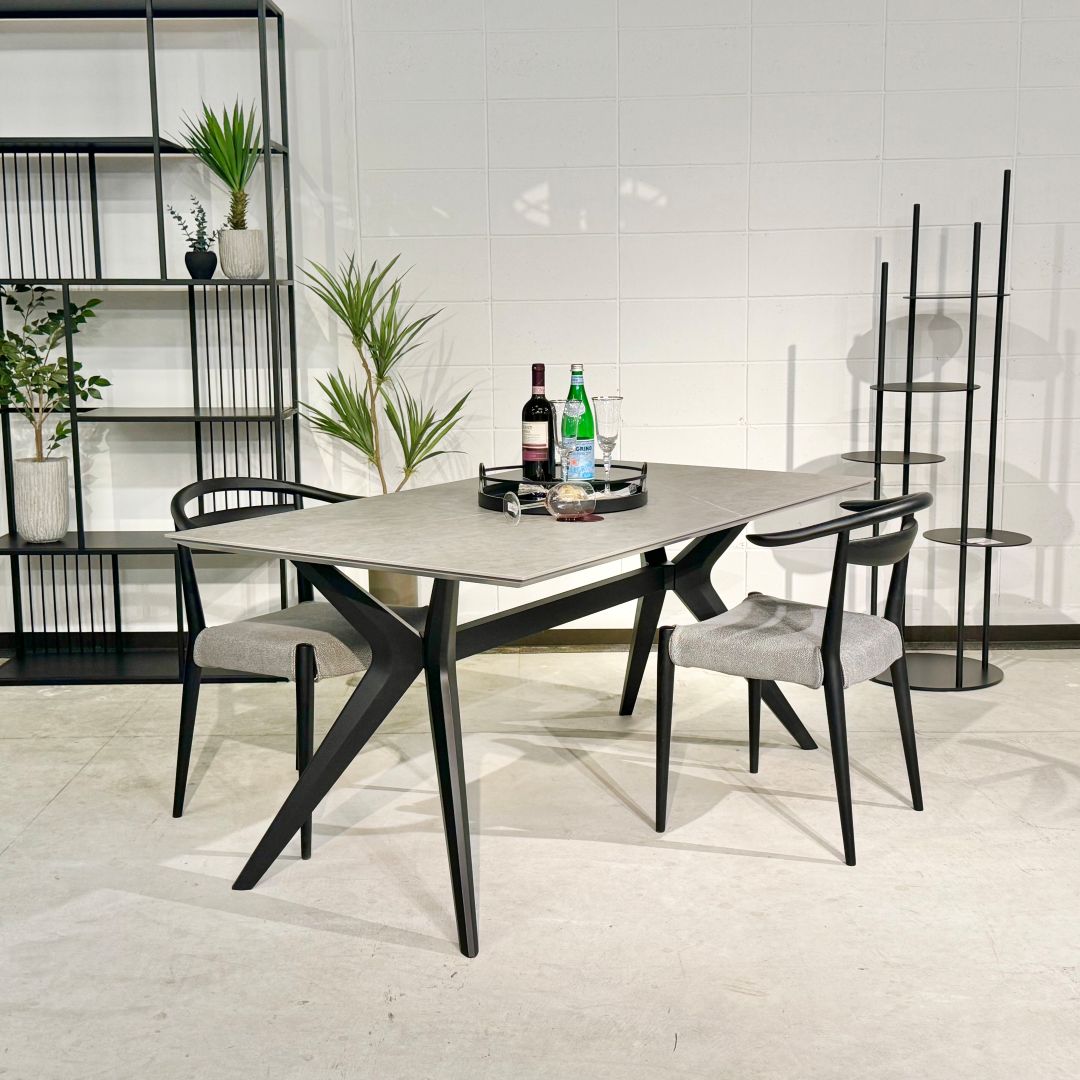 セラミック天板】ダイニングテーブル フェイム 幅150cm・180cm 天然木