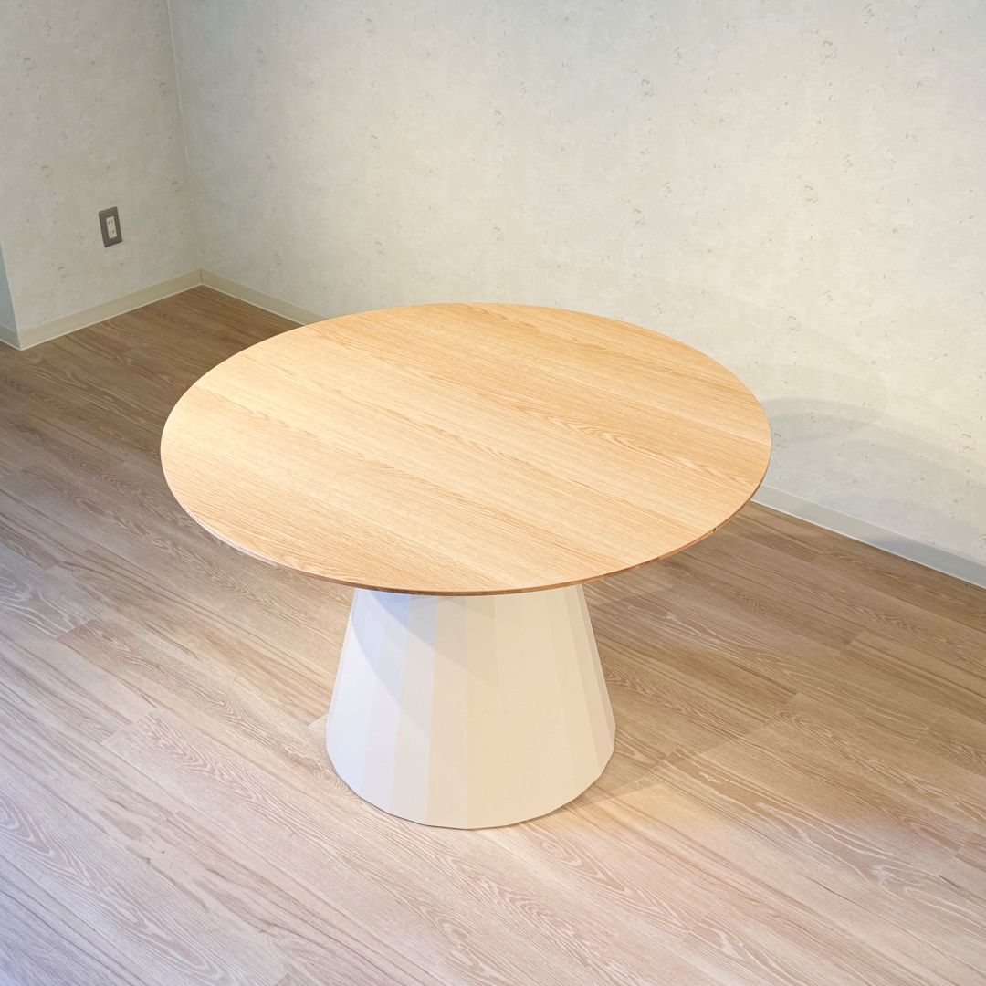 円形ダイニングテーブル MAR_EA 直径100・110・120cm オーク突板