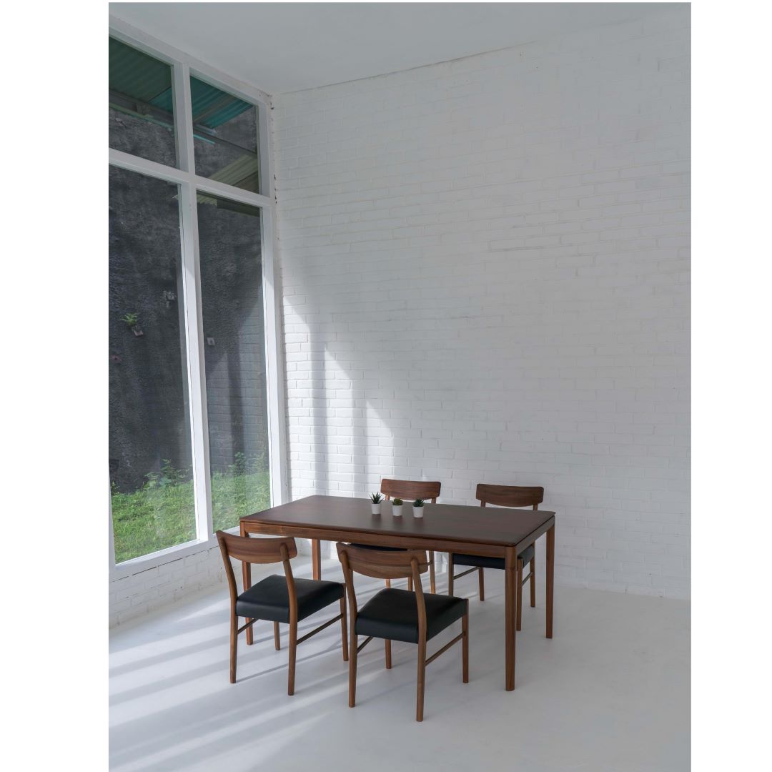 ダイニングテーブル LARGO(ラルゴ) 幅135・150cm マホガニー材 北欧