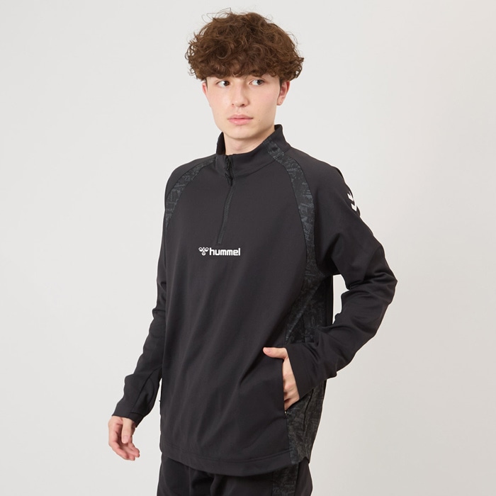 ヒュンメル トレーニングハーフジップトップ hummel サッカー