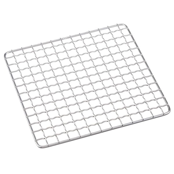 訳あり] 10枚 280㎜ 山型 ステンレス クリンプ 焼き網 新品 10枚 [訳