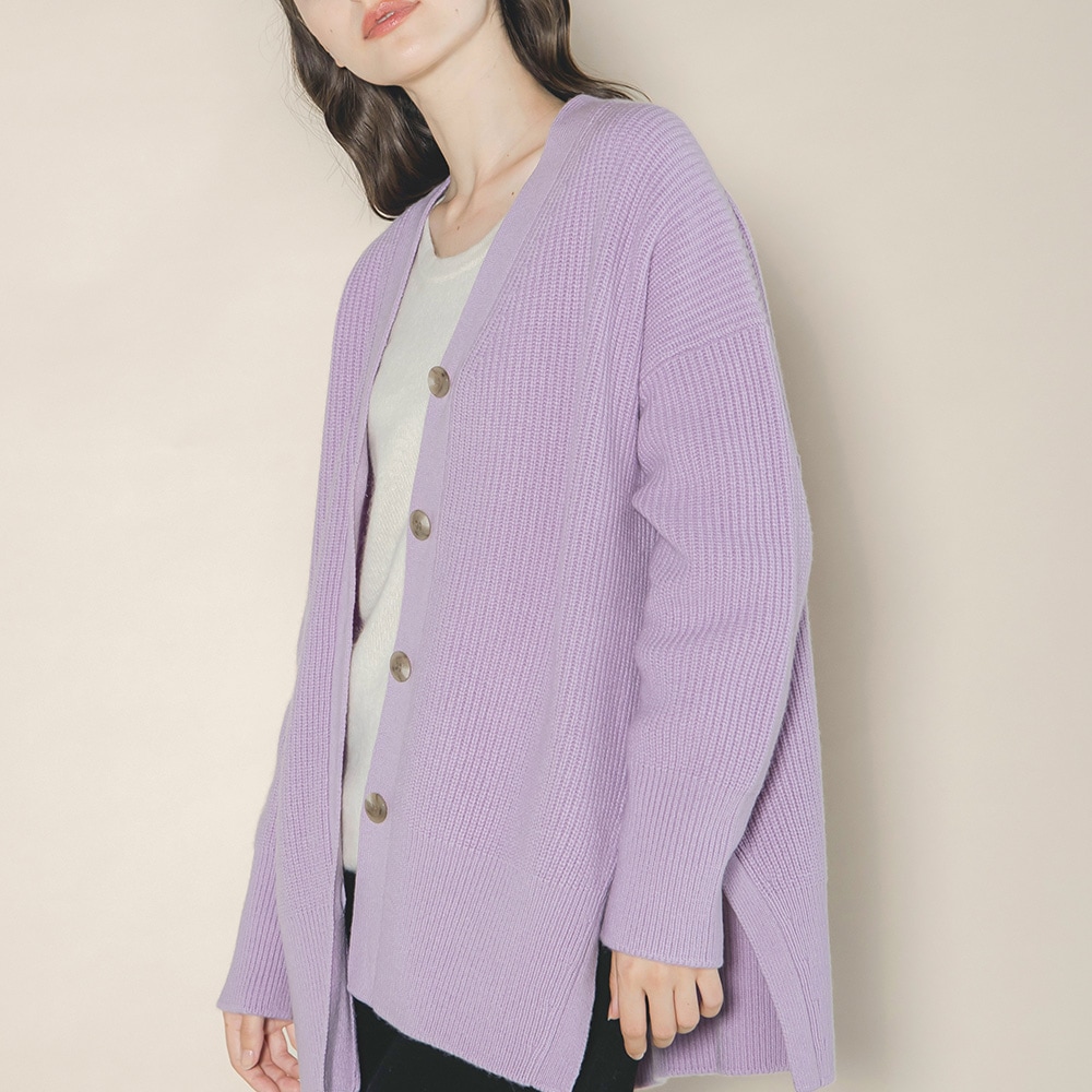 カシミヤ100％ イージーカーディガン | Material,Cashmere | FUKAKINET
