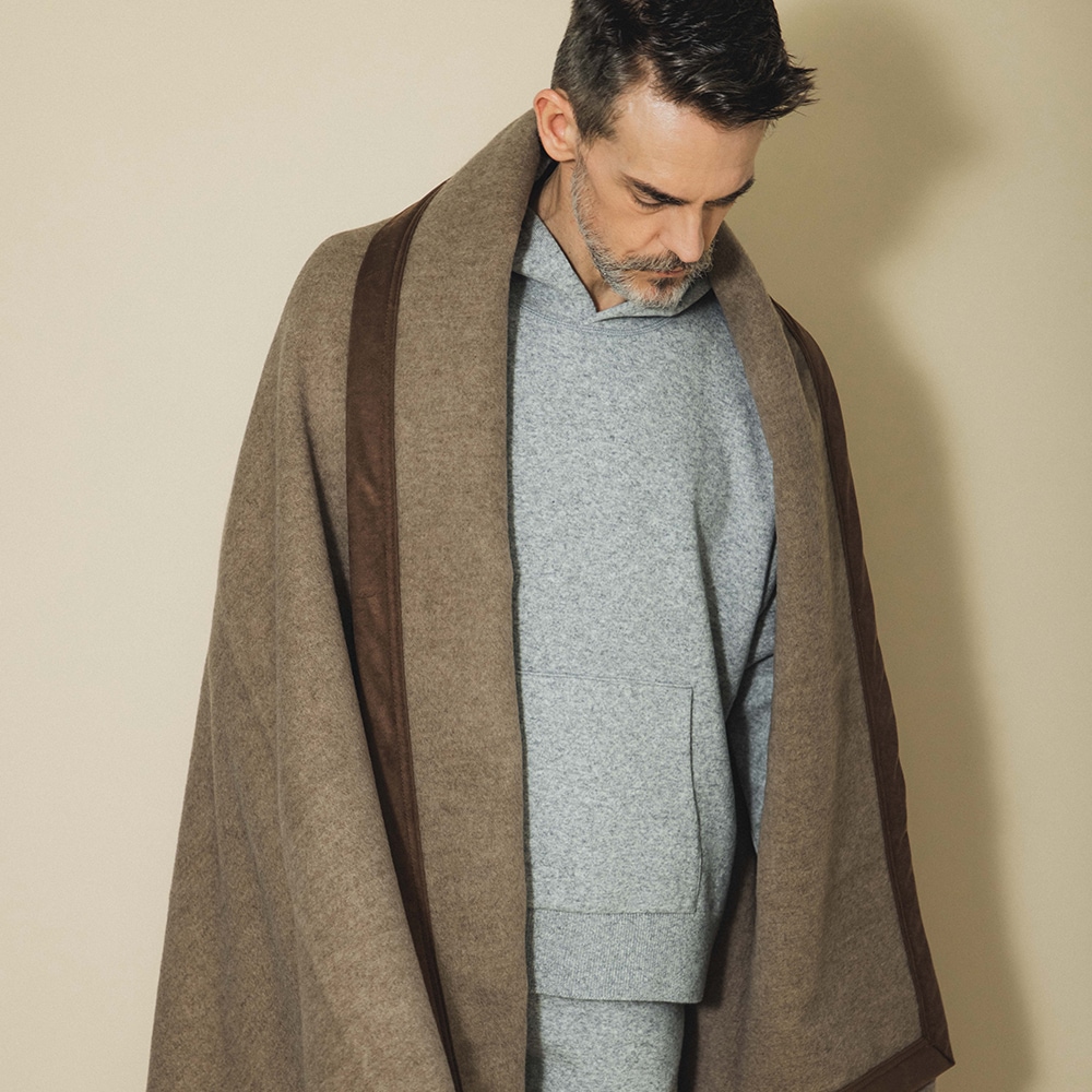カシミヤ100％ ブランケット 461/コルク | Blanket | FUKAKINET
