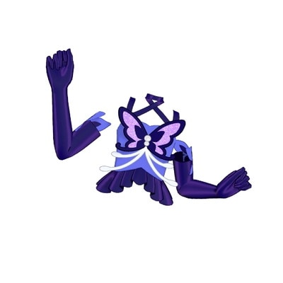 アイプリバース APR1-106 バタフライマジックネイビートップス ☆3