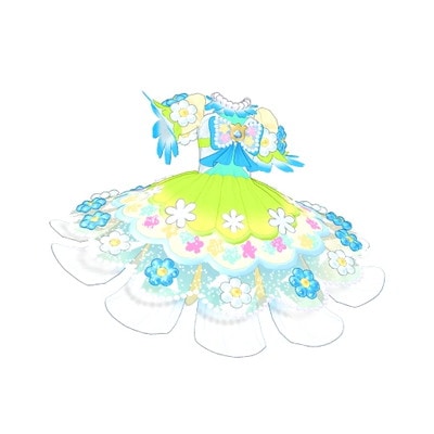 アイプリバース APR4-004 フラワーバズリウムコスモスブルーワンピ ☆4