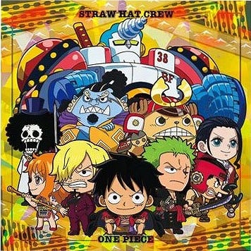 SW7-01 麦わらの一味 GR にふぉるめーしょん ワンピース大海賊シール