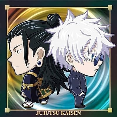 呪術懐玉・玉折6-18 五条悟＆夏油傑(背中合わせ) ☆3 にふぉるめーしょ