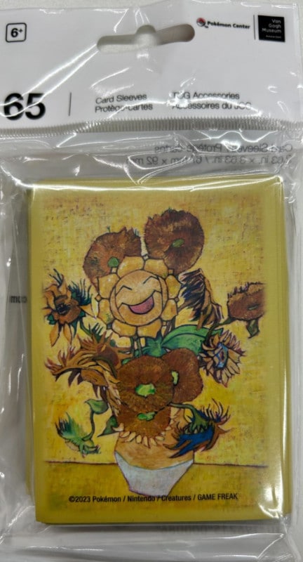 ポケモンカード【海外限定】デッキシールド ゴッホ キマワリ