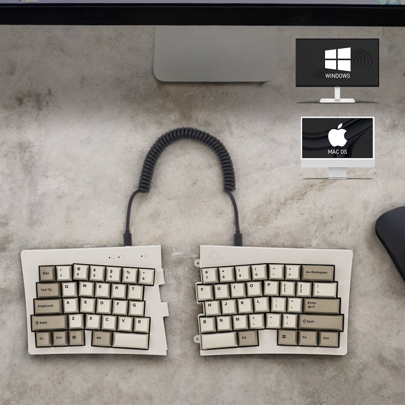 Mistel Barocco MD600 Alpha Rhino 無線 キーボード 英語 US 配列 茶軸