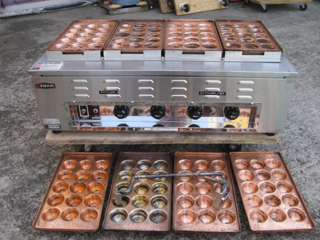 エイシン】【業務用】【中古】 電機たこ焼き器 TG-4A* 三相200V ｜中古