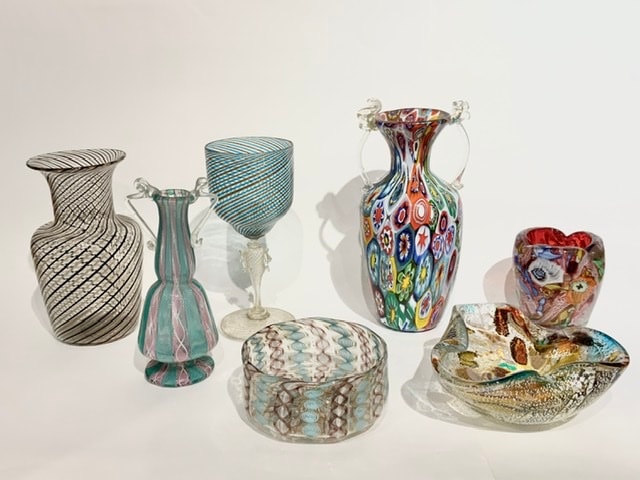 Murano（ムラーノ） ベネチアンガラスベース・グラス・トレイ各種