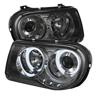 05－10y クライスラー 300C プロジェクター ヘッドライト セット