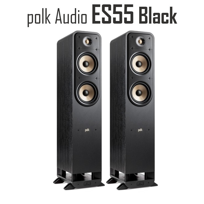 Polk Audio ES55 ブラック ペア トールボーイスピーカー Signature