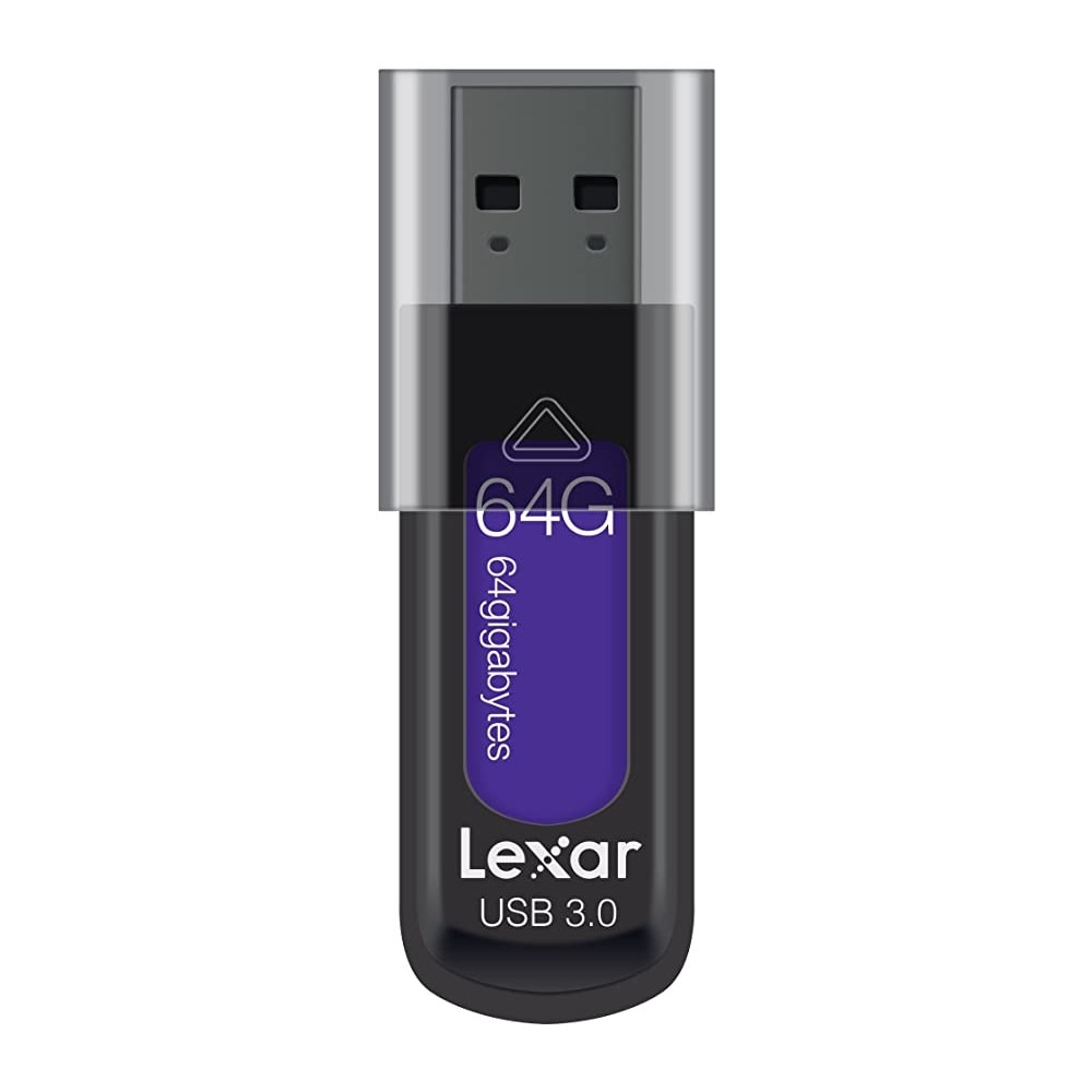 64GB USBメモリ USB3.0 Lexar レキサー JumpDrive S57 スライドカバー