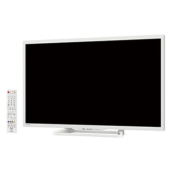 シャープ【AQUOS】32V型 液晶テレビ LC-32W35-W（ホワイト）【LC32W35】