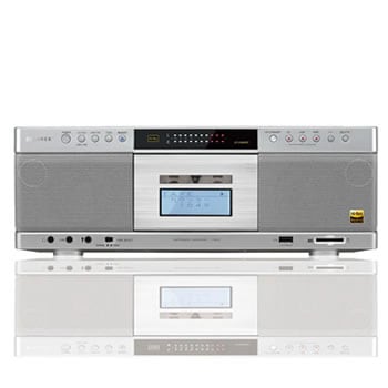 東芝【TOSHIBA Aurex】ハイレゾ対応SD・USB・CDラジカセ（シルバー
