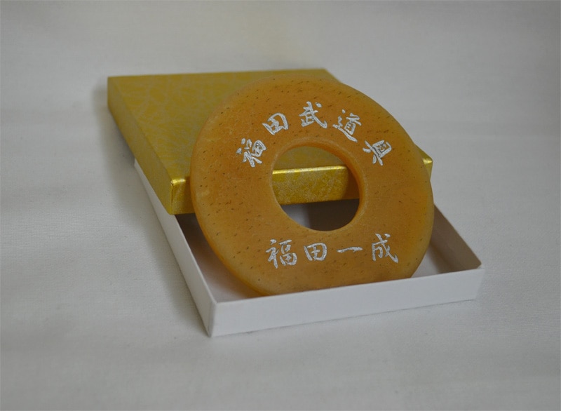 剣道具 竹刀関連品 磨き革ツバ（箱入り） --- 福田武道具