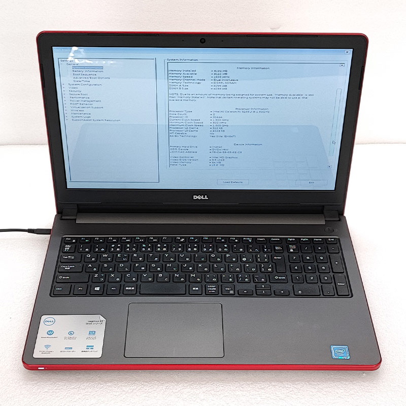 ジャンク品 DELL Inspiron TTYFJA00 ジャンクPC ジャンクパソコン 保証