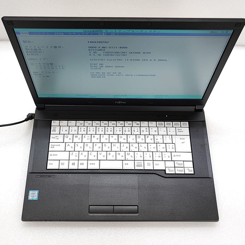 ジャンク品 富士通 LIFEBOOK A576/P FMVA16016Z ジャンクPC ジャンク