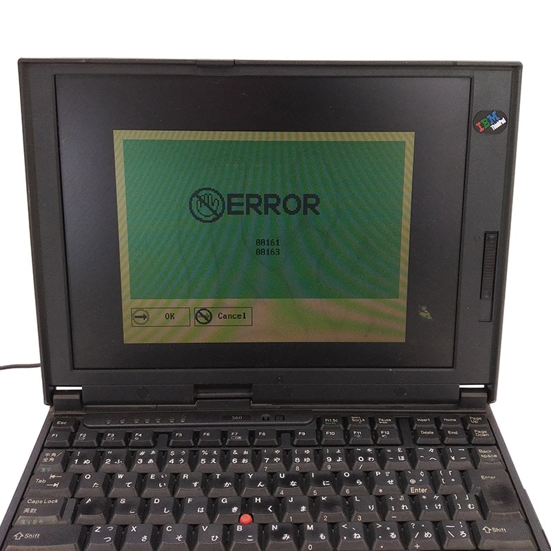 ジャンク品】 IBM ThinkPad 560 ジャンクPC ジャンクパソコン 【AC