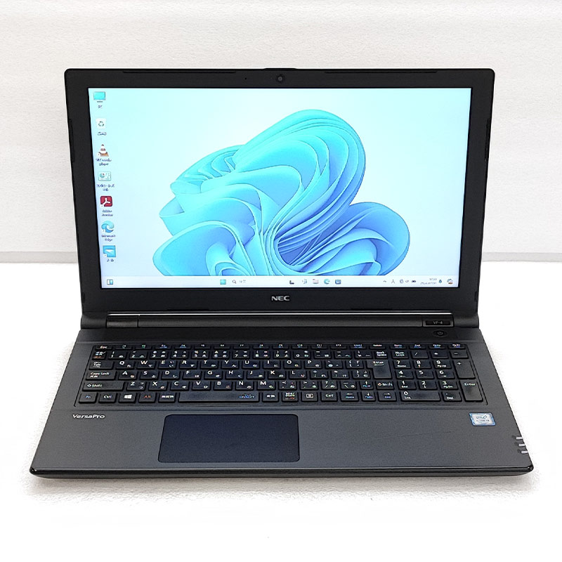 薄型 大画面 中古パソコン NEC VersaPro VRT25/F-4 Windows11 Pro Core