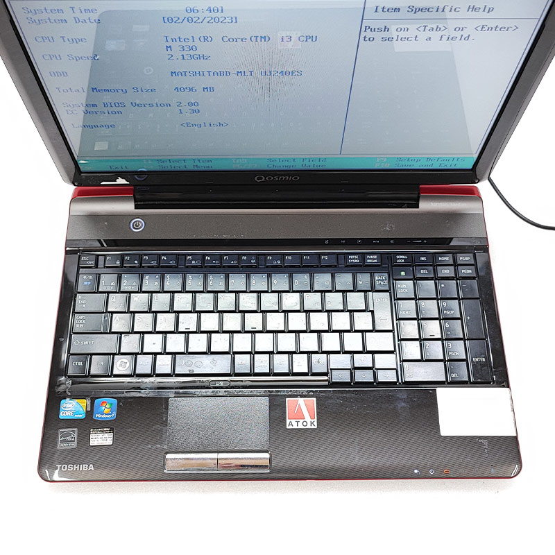 ⭐️K3079⭐️【TOSHIBA】 ノートパソコン Qosmio v65/86L 東芝