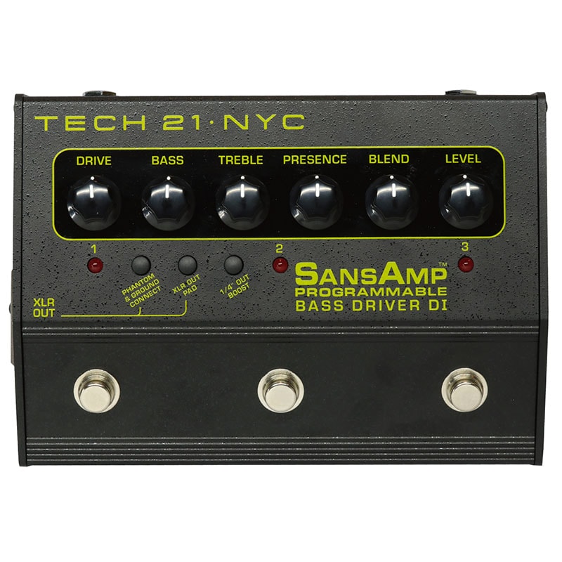 TECH21 SansAmp PROGRAMMABLE BASS DRIVER DI PBDR サンズアンプ