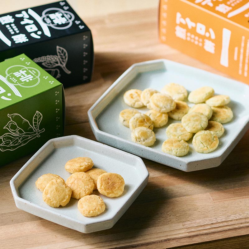 六つ味シリーズ [A010B] | 店舗,米菓 桃乃屋 | 旅するように和菓子と出逢う