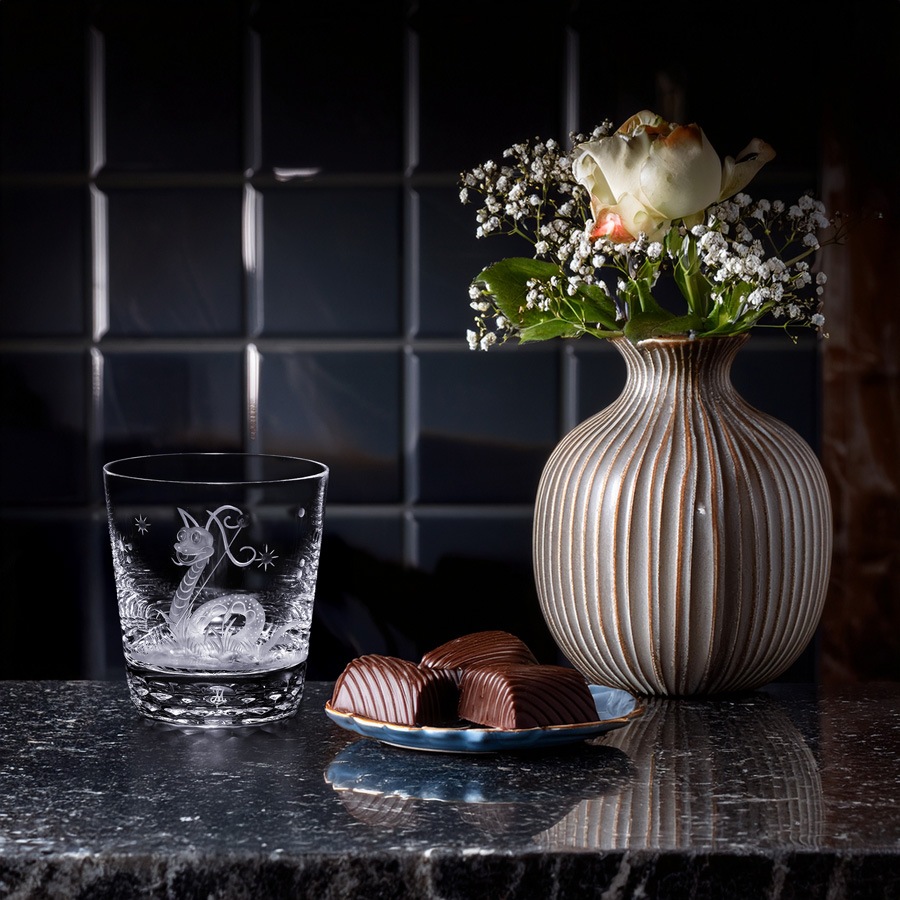 マイセンクリスタル 干支オールドファッション「巳（ヘビ）」 SNA/3263