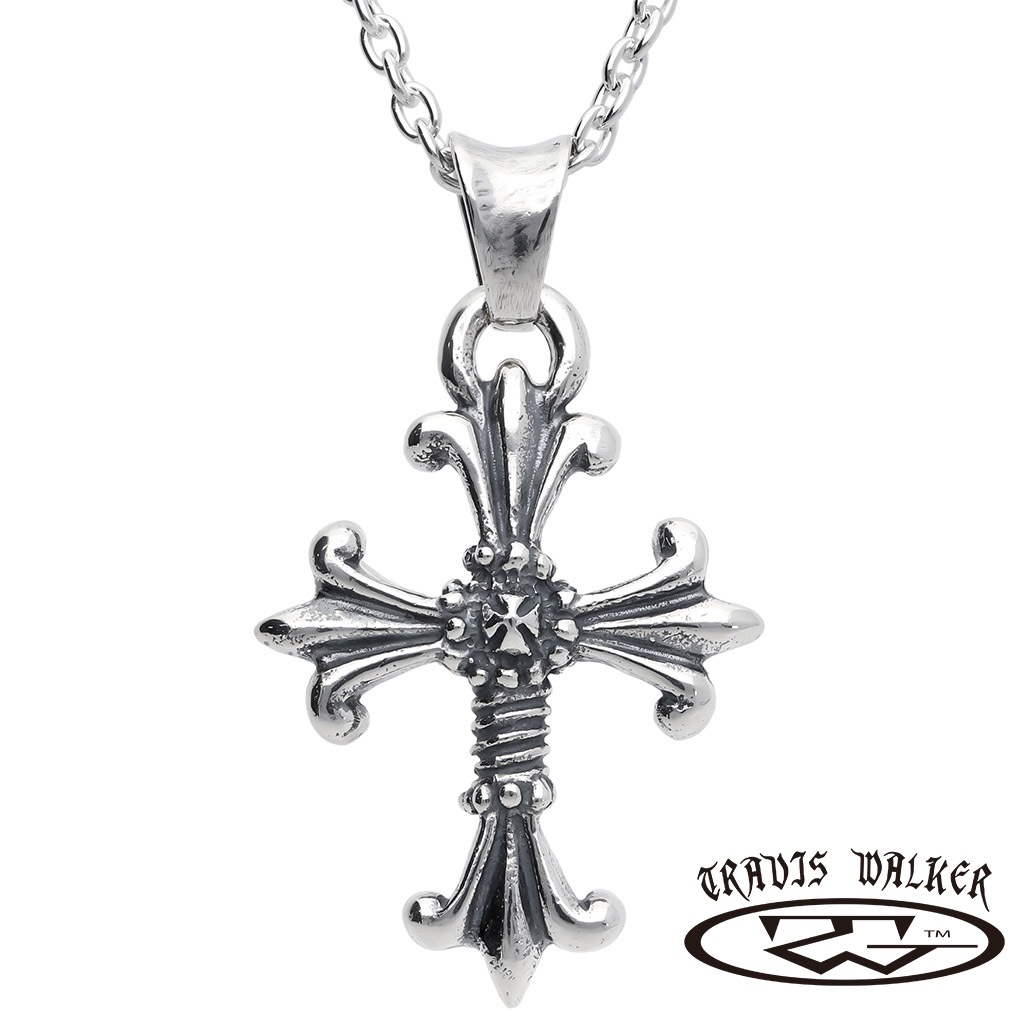 TRAVIS WALKER トラヴィスワーカー ダブル クロス シルバー ネックレス