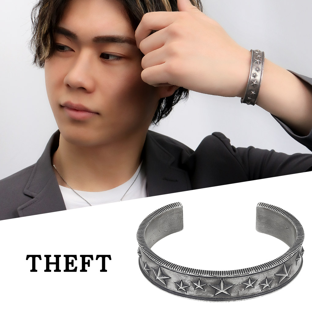 THEFT セフト 星 スター バングル シルバー Star bangle ビンテージ