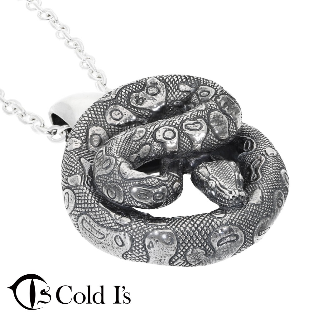 Cold I's ボールパイソン ペンダント ネックレス ペンダントトップ
