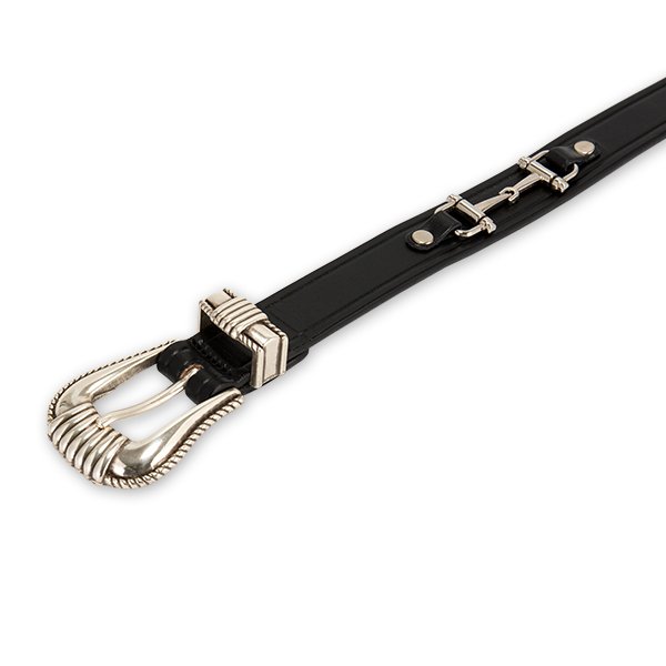 トリーレザー TORY LEATHER ベルト レザー シルバー ビッツ バックル