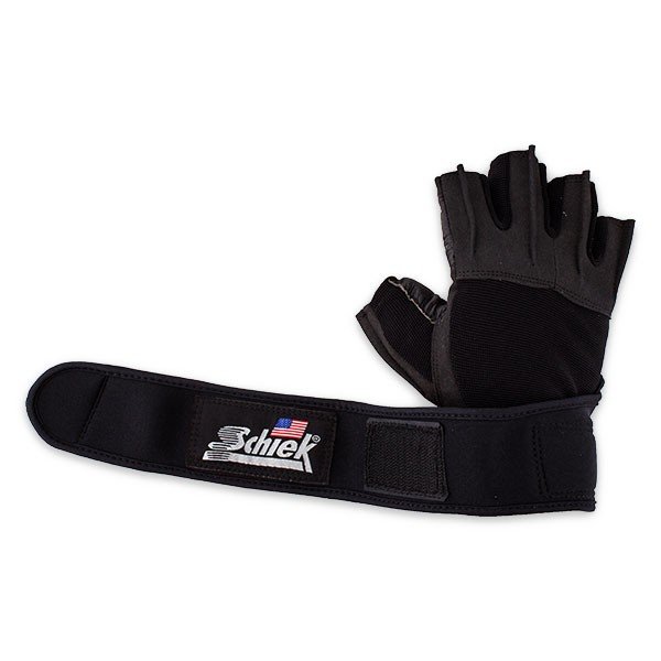 シーク Schiek トレーニンググローブ リストラップ付き プラチナ