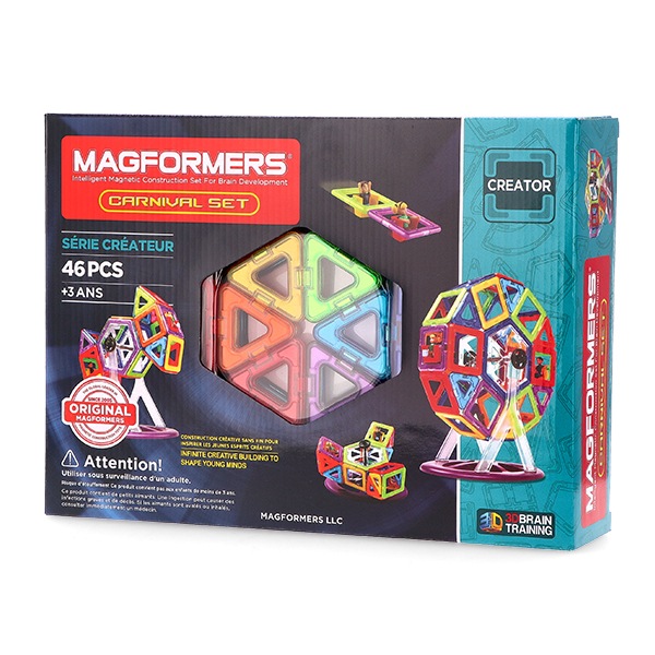 マグフォーマー Magformers おもちゃ 46ピース 知育玩具 磁石