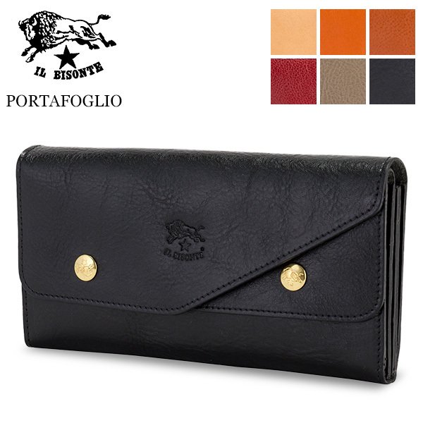 イルビゾンテ Il Bisonte 財布 長財布 C0881 P PORTAFOGLIO 二つ折り
