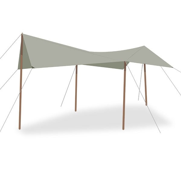 タトンカ Tatonka タープ Tarp 4 TC 285×400cm ポリコットン 撥水 遮光