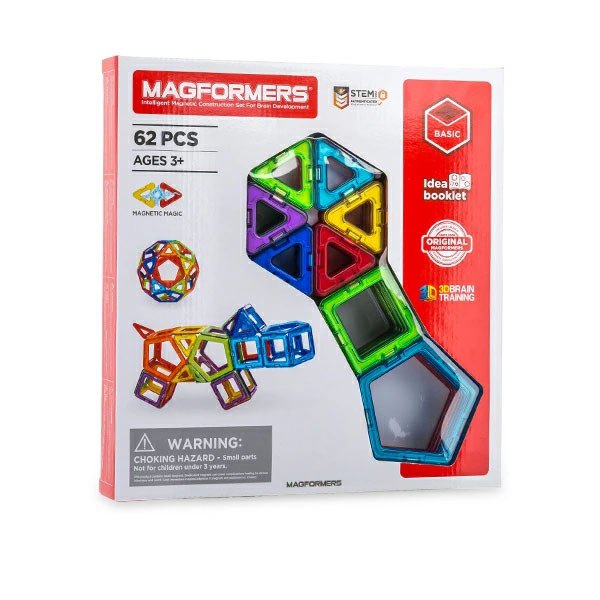 マグフォーマー Magformers おもちゃ 62ピース 知育玩具 磁石