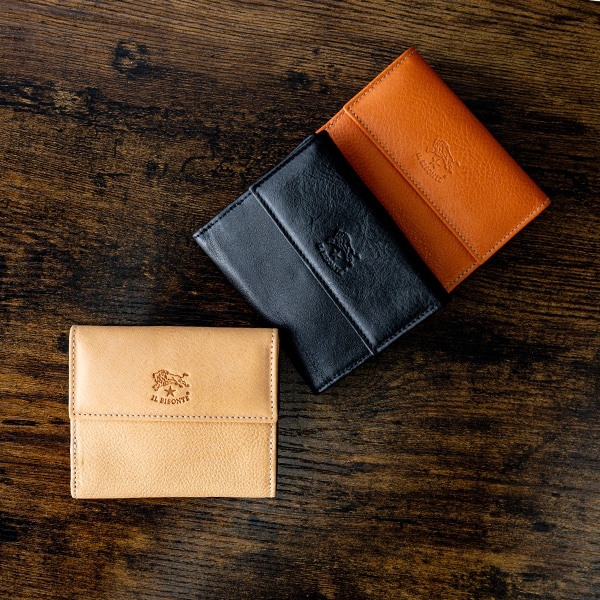 イルビゾンテ 財布 Il Bisonte 二つ折り財布 小銭入れ付き レザー 本革
