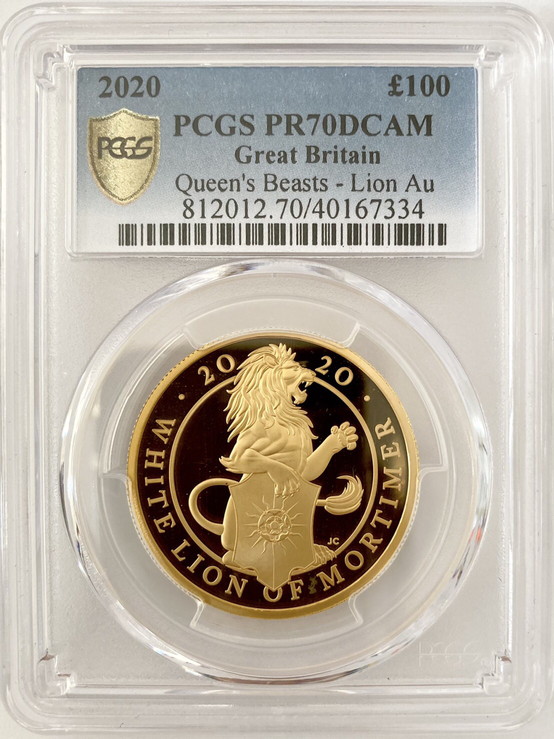 グレートブリテン クイーンズビースト 2020年 ホワイトライオン100