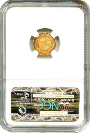 アンティークコイン アメリカ ゴールドダラー1ドル金貨 1861-D G＄1