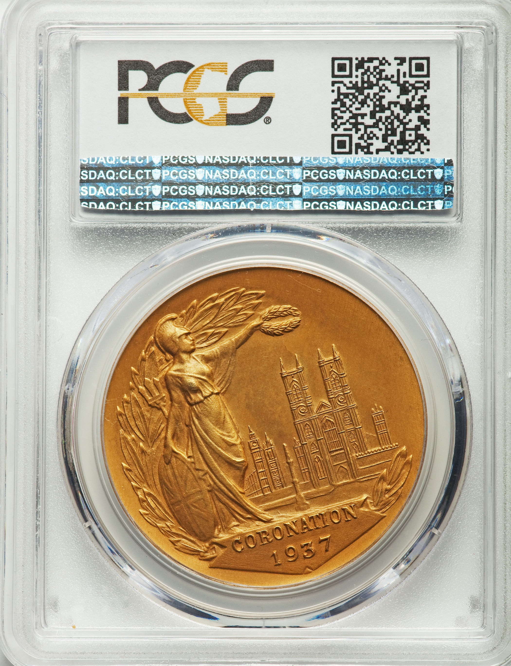 グレートブリテン1937年マットゴールドメダル エドワード8世戴冠式